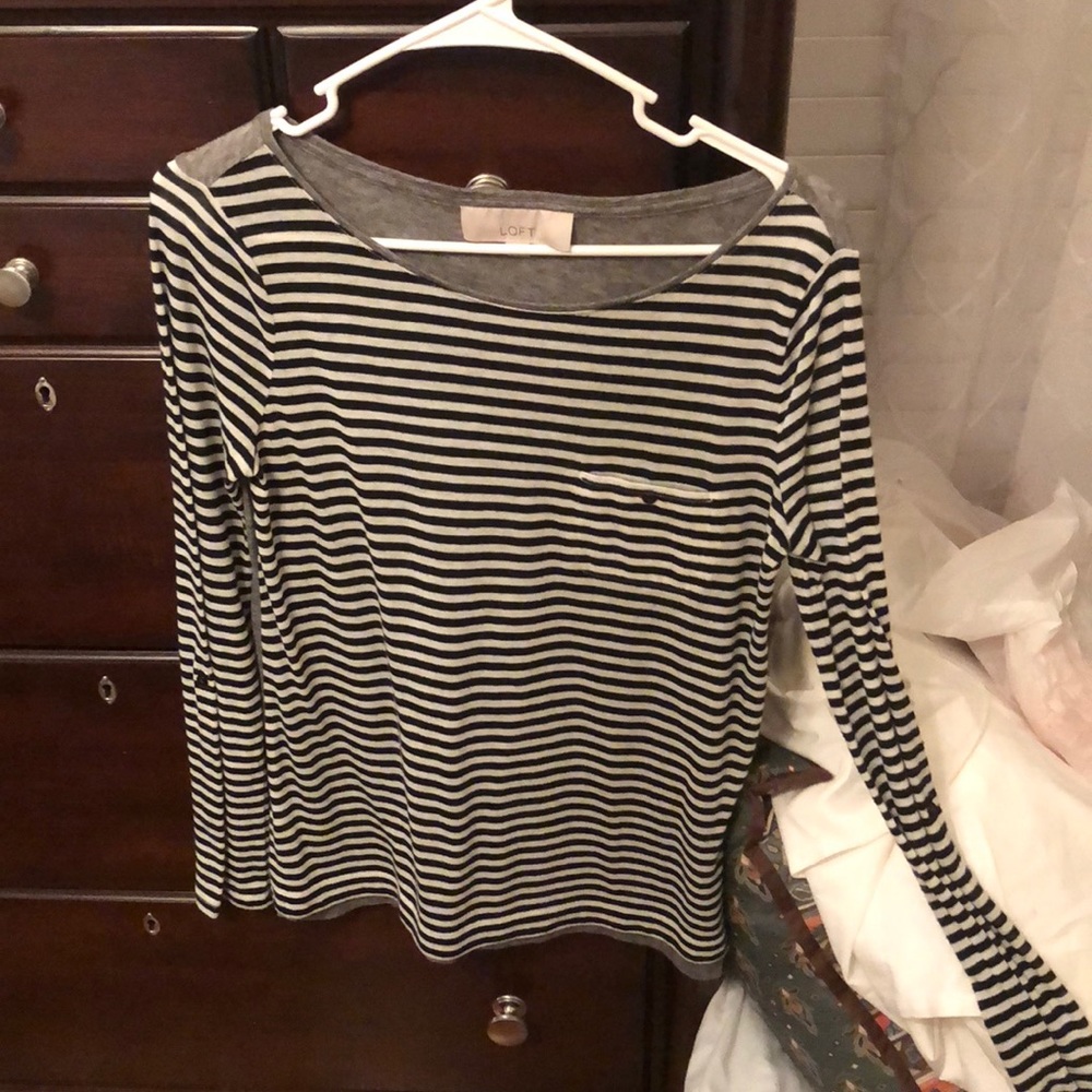 Long sleeve striped tee